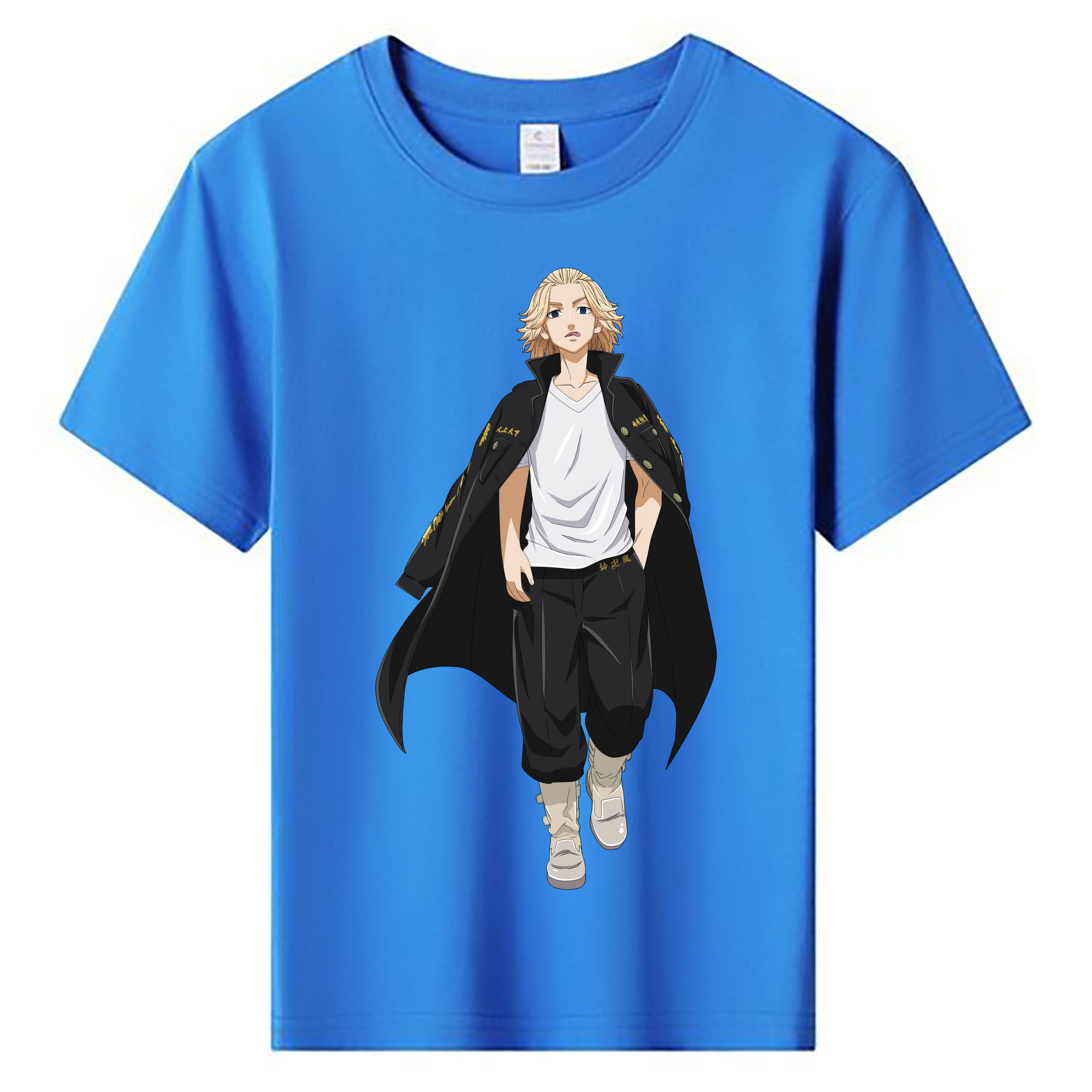 （画像用） 東京リベンジャーズ Tokyo Revengers 綿100％キッズTシャツ（フロントプリント）